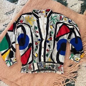 Jamboree New York • Size 18 Long Sleeve Button Up Multi Colored